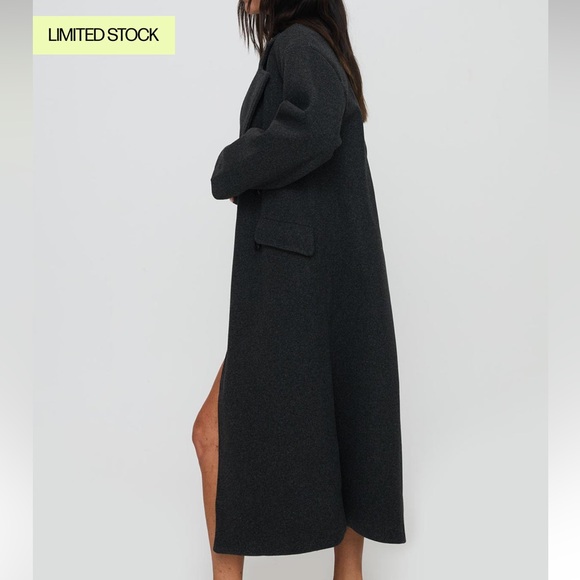 Princess Polly Night Shift Trench Long Coat - Picture 4 of 5